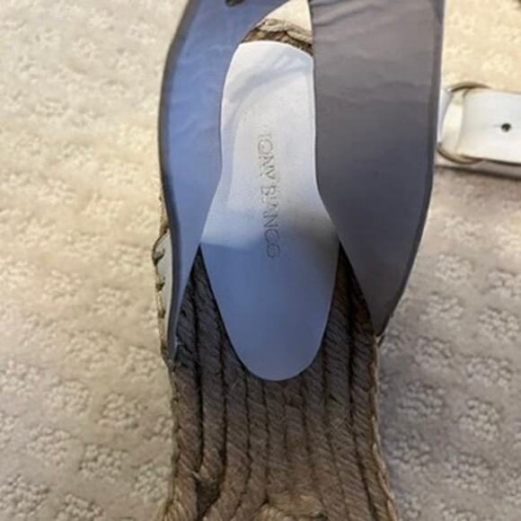 Tony Bianco Emma White Monaco Espadrille Wedges Size 8 - Picture 7 of 8